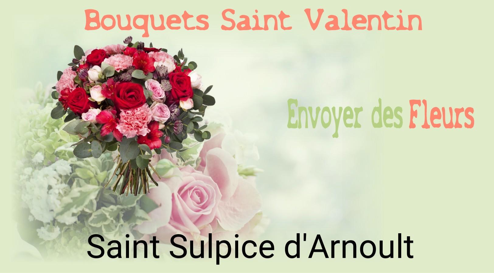 Roses de Saint-Valentin livrées à Saint-Sulpice-d'Arnoult